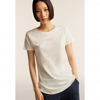 Freddy College Luxe Damen T-Shirt aus Jersey