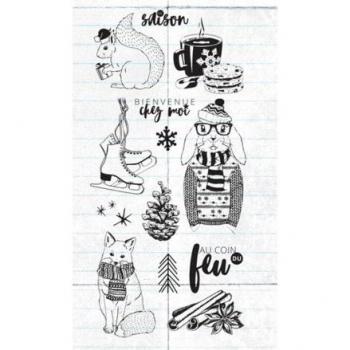 Klar Silikon Stempel für kreative Albumgestaltung A046