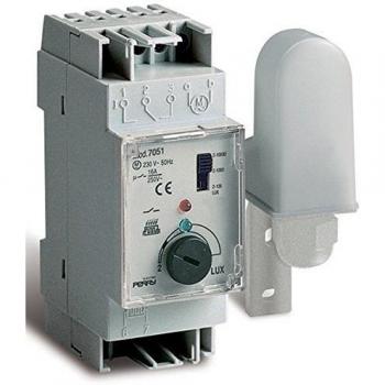 Perry Electric Interruttore Crepuscolare Din 35mm 1IC7051 Bianco