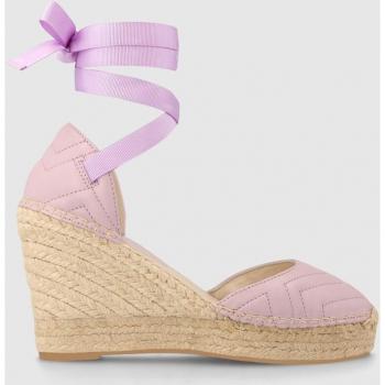 Calzado Feminino Plataforma Lavanda con Suela Acolchada Lodi