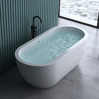 Doporro Gussmarmor Badewanne Freistehend