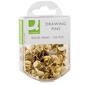 Q-Connect Push Pins with Solid Heads