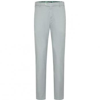 Meyer Chinohose in Baumwolle, Micro‑Print Stil
