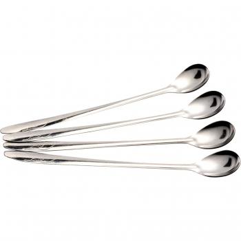 Juego 4 Piezas de Cucharas Latte con Mango Extendido