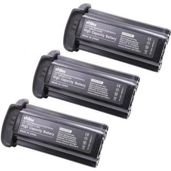Ensemble de 3 Batteries Ni-MH pour Canon EOS 1D Mark II
