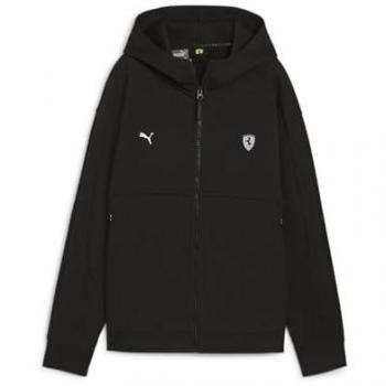 Felpa Nera Puma Ferrari Style con Zip M