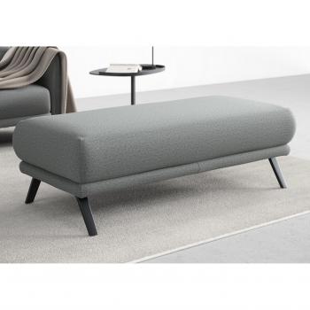 Sit & More Hockerbank Scandia (Größe B/H/T: 147 x 48 x 68 cm) – schwarze matte Füße