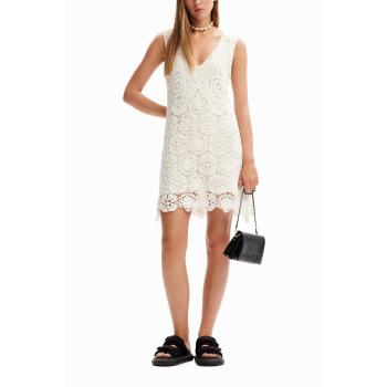 Robe S Desigual en crochet blanc