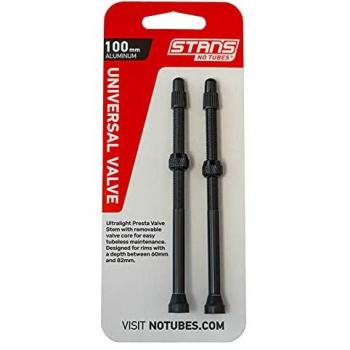 Schwarzes Stans‑Ventil, leicht & multi-kompatibel – 100 mm Aluminium