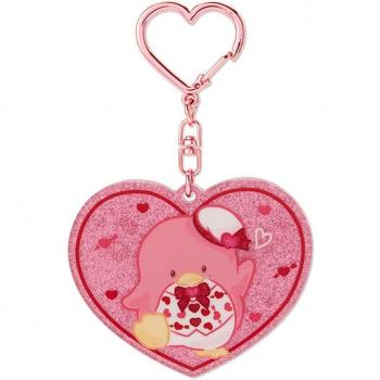 Llavero Rojizo Cupido Tuxedo Sam Acrílico Sanrio