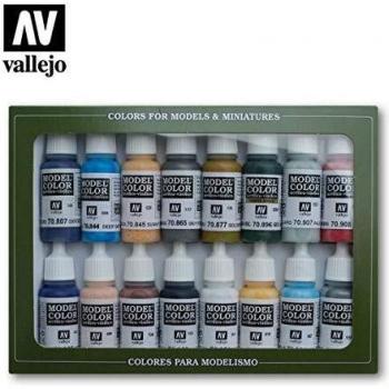 Vallejo Modellbaufarben Set Amerikanischer Bürgerkrieg 16 Farben à 17 ml
