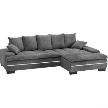 Ecksofa INOSIGN „Haiti II“ L‑Form – RGB‑LED, Kaltschaum, Bett optional