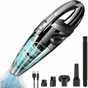 Aspirateur à Main Puissant avec Accessoires et Fonction Lavable