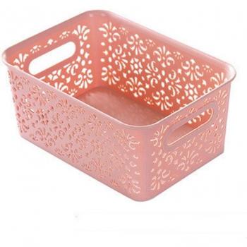 Bra and Sock Storage Bin with White Lid