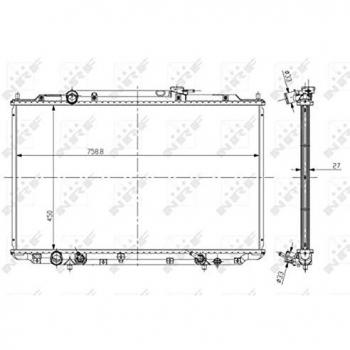 EASY FIT Engine Cooling System Radiator