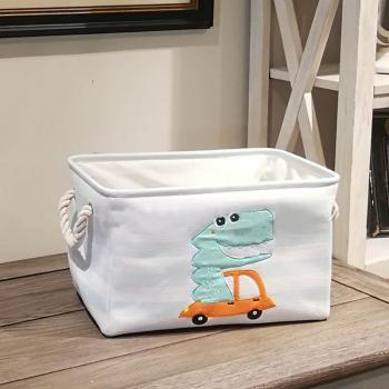 40*28*24cm Portable Storage Basket with Ballet Girl Design