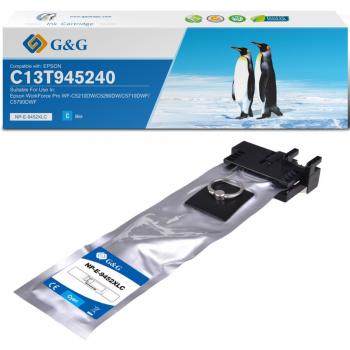 G&G Epson T9452 Cartucho de Tinta Cyan Pigmentada Compatible