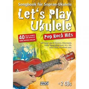 Let's Play Ukulele Pop Rock Hits + 2 CDs