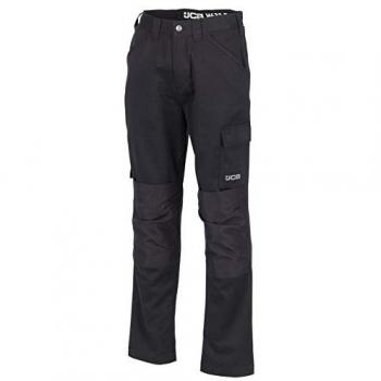 JCB Essential Black Cargo Work Trousers Size 28
