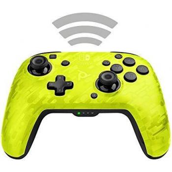 PDP Faceoff Controller Deluxe+ – Audiokabelloser Gaming-Controller für Switch, Camouflage