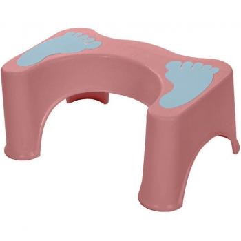 Kids' Squatting Stool with Bath Mat