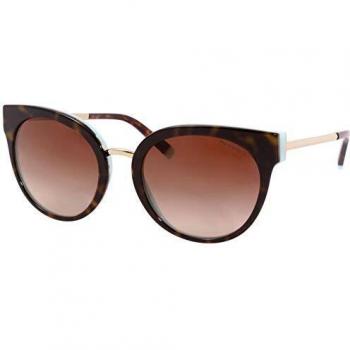 Tiffany Occhiali da Sole 4168 Havana Turquoise Brown Shade per Donna