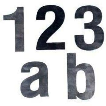 Chiffre 0 en Acier Inoxydable