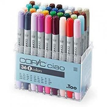 COPIC Hobbymarker ciao 36 Farben Set E