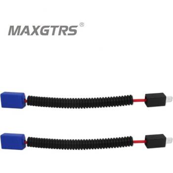 H1 H4 H7 H11 9005 9006 HB3 HB4 Ceramic Wiring Harness Socket Adapter for HID LED Bulbs