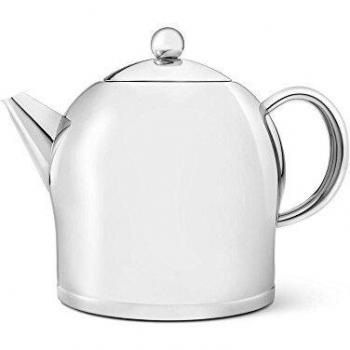 Bredemeijer Santhee Design Double Wall Teapot 2.0L Polished Steel