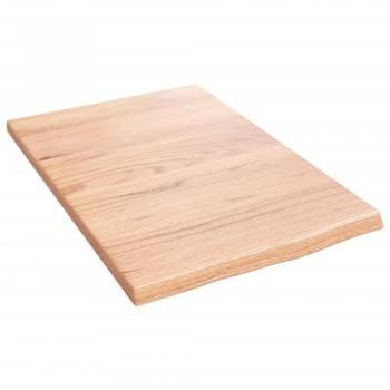 VidaXL Bathroom Countertop Light Brown 15.7x23.6x0.8 Treated Solid Wood