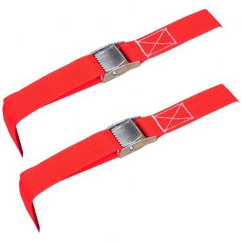 2pcs Heavy Duty Ratchet Straps with Buckle