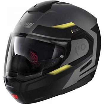 Nolan N90-3 Reflector N-Com Klapphelm Schwarz Gelb XS