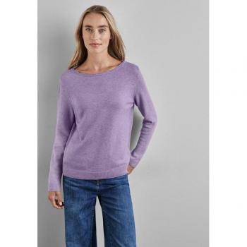 Street One Femme Sweater Maille Violet Taille 42