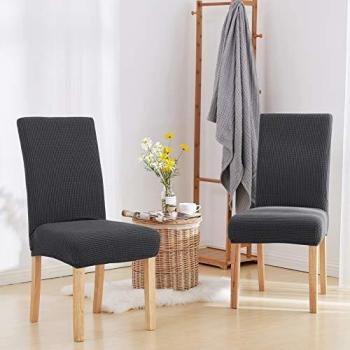 ComfortGlide Dining Chair Wrap – Grey, 2-Pack