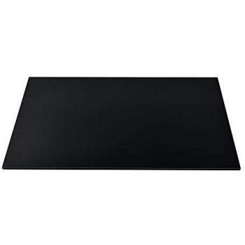 Plateau de Table DIY en Verre Noir 100 x 62 cm