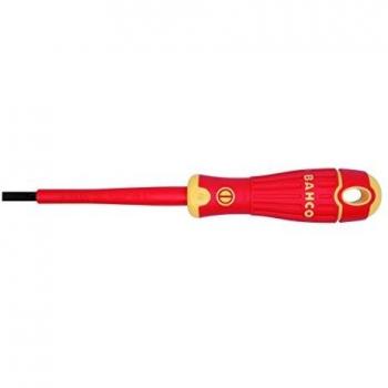 BAHCOFIT VDE Insulated Slotted Screwdriver 4 x 100mm