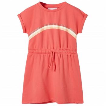 VidaXL Kinderkleid Korallenrosa 116