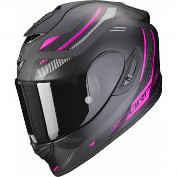 Casco Integrale Scorpion Exo-1400 Carbon Kydra Nero Opaco Rosa