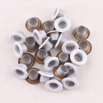 5x8mm White Eyelets for Scrapbooking and Sewing