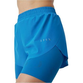 Pantalon Corto Born Living Yoga para mujer en color azul