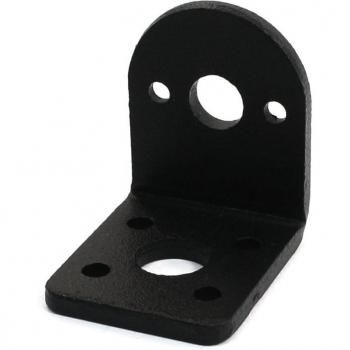 25mm Gear Motor Black Metal L Shaped Bracket