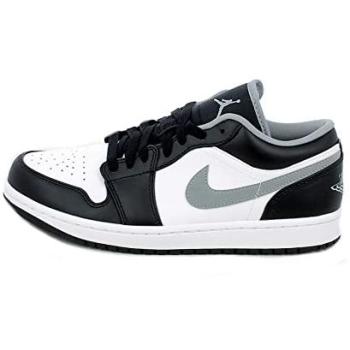Air Jordan 1 Low Schwarz Weiß Partikel Grau