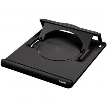 Hama Laptop Halterung (360 Grad drehbar, 15,4 Zoll/39 cm, 7 Neigungswinkel, ergonomisch, zusammenklappbar) schwarz