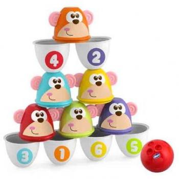 Jeu de Quilles Chicco avec 6 Quilles Empilables