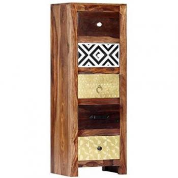 Armoire salon en bois de Sesham solide vidaXL