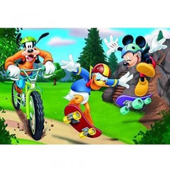 Puzzle Mickey Dino avec bateaux pirates