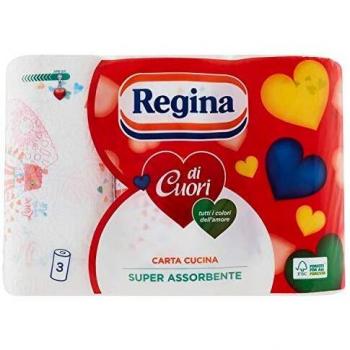 Papel de Cocina Regina, Pack de 3 Rollos Super Absorbentes