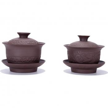Set de Tazones y Tubería para Té Chino