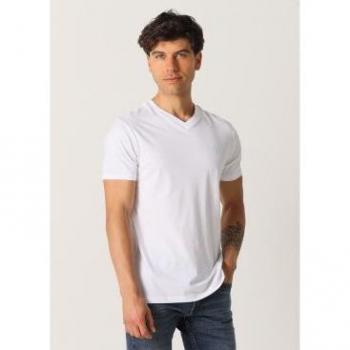 T-shirt Six Valves a maniche corte 13320-55032-102 Basic White S